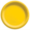 Amscan - Assiettes De Carton 10Po (20) - Jaune - Party Shop