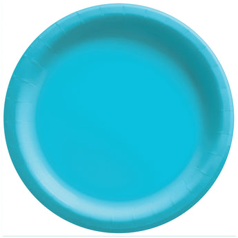 Assiettes De Carton 7Po (20) - Bleu CaraibeParty Shop