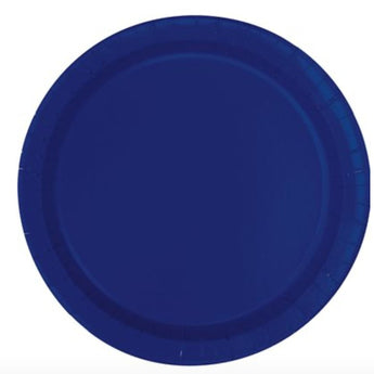 Assiettes De Carton 9'' (16) Bleu NavyParty Shop