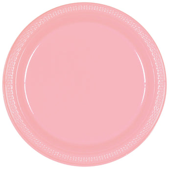 Assiettes De Plastique 7Po (20) - Nouveau RoseParty Shop