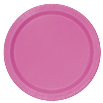 Assiettes En Carton 7Po (16Ct) Rose Chaud Party Shop