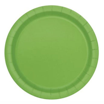 Assiettes En Carton 7Po (16Ct) Vert Lime Party Shop