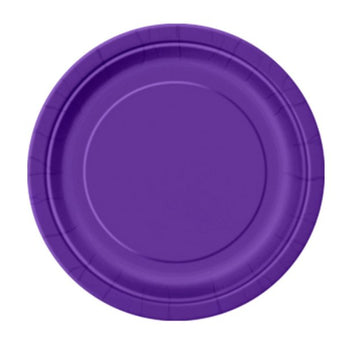 Assiettes En Carton 9'' (16Ct) Mauve Party Shop