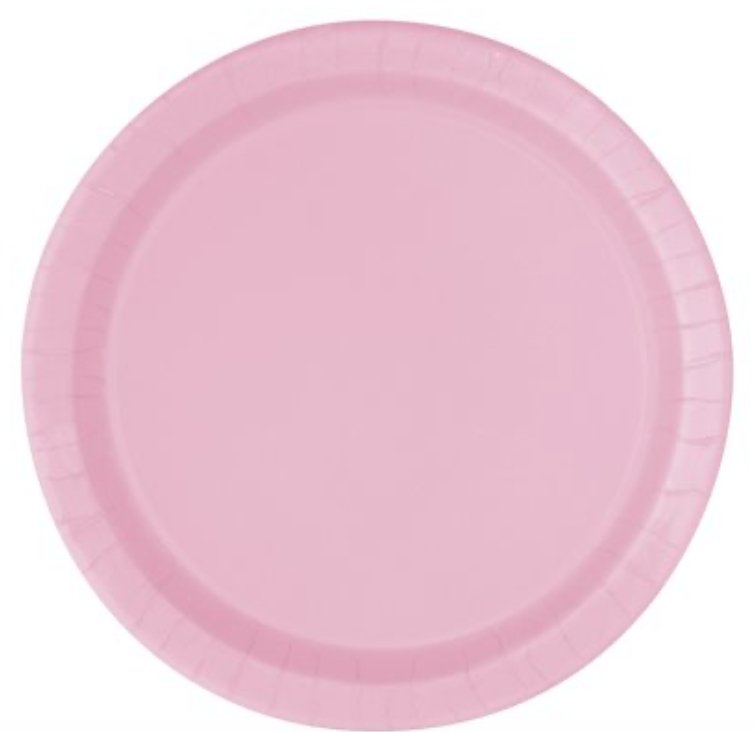 Assiettes En Carton 9'' (16Ct) Rose Lovely Party Shop