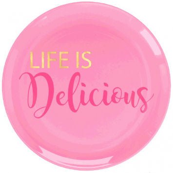 Assiettes En Plastique 7.5Po (20) - Life Is Delicious Party Shop