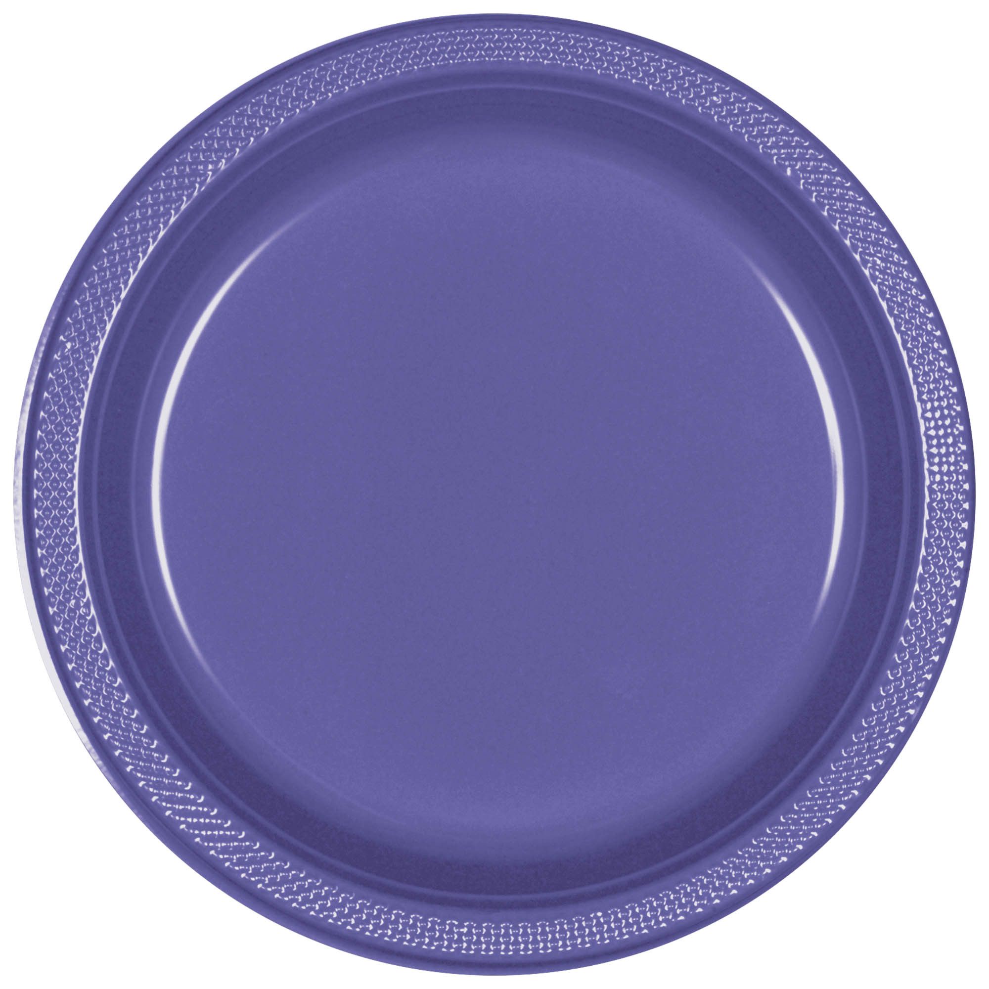 Assiettes En Plastique 9Po (20) - Nouveau Mauve Party Shop