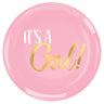 Amscan - Assiettes Plastique (20) 7Po - It'S A Girl - Party Shop
