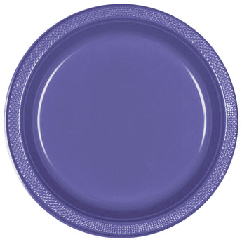 Assiettes Plastique(20) 10 1/4 - Nouveau Mauve Party Shop