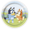 Unique - Assiettes Rondes 7Po (8) - Bluey - Party Shop