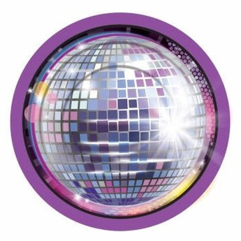 Assiettes Rondes 7Po (8) - Disco - Party Shop