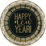 Unique - Assiettes Rondes 7Po (8) - Happy New Year - Party Shop