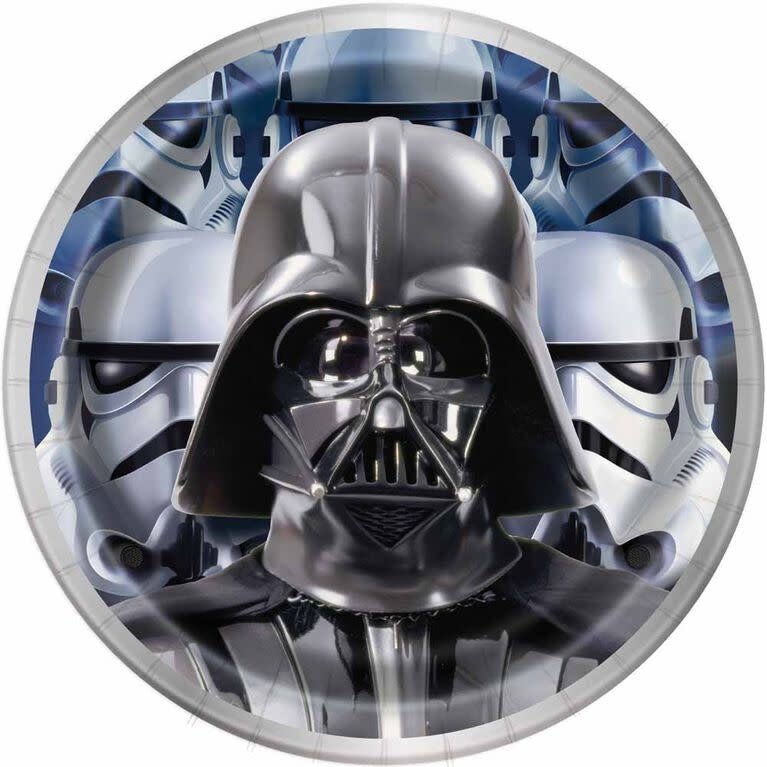 Assiettes Rondes 7Po (8) - Star WarsParty Shop