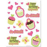 Creative Converting - Autocollants Gâteaux Sucrés (4 Feuilles) - Party Shop