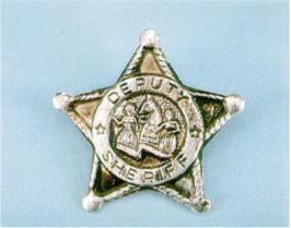 Badge De Sheriff Adjoint (12) 3Po Party Shop