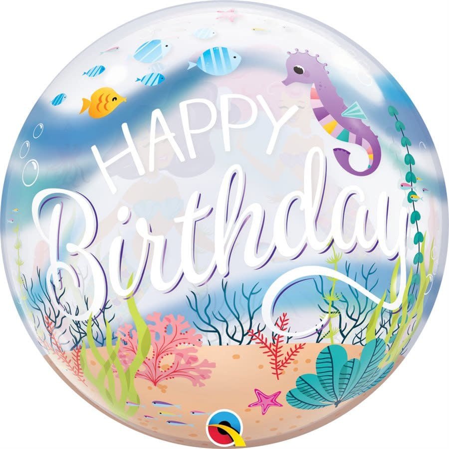 Ballon Bubble - Happy Birthday SireneParty Shop