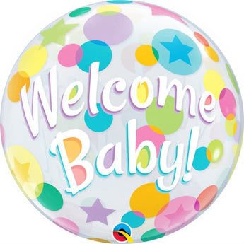 Ballon Bubble - Welcome Baby - Party Shop