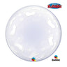 Qualatex - Ballon Bubbles Transparent Pieds - Party Shop