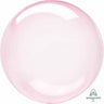 Anagram - Ballon Clearz (Transparent) Rond 18Po De Plastique - Rose Foncé - Party Shop