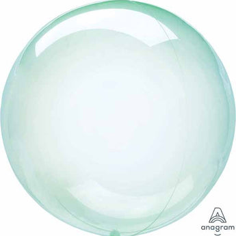 Ballon Clearz (Transparent) Rond 18Po De Plastique - Vert Party Shop