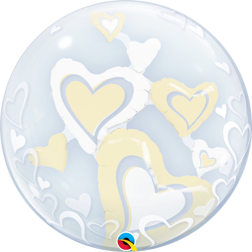 Ballon Double Bubble - Coeur Party Shop