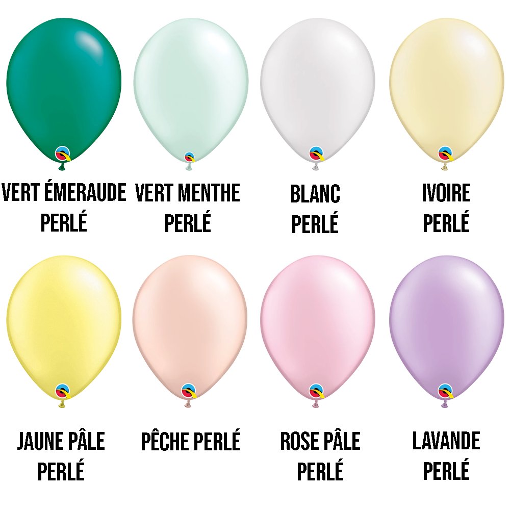 Ballon Latex 11Po Couleurs Perlés #2 : Party Shop