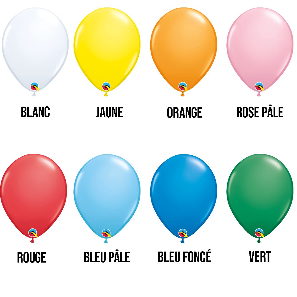 Ballon Latex 11Po Couleurs Standard : Party Shop