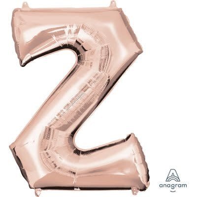 Ballon Mini Mylar - Lettre Z - Rosegold Party Shop