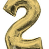 Anagram - Ballon Mylar 16" - #2 Or Blanc - Party Shop