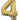 Anagram - Ballon Mylar 16" - 4 Or - Party Shop