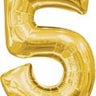 Anagram - Ballon Mylar 16" - 5 Or - Party Shop