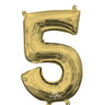 Anagram - Ballon Mylar 16" - 5 Or Blanc - Party Shop