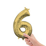Anagram - Ballon Mylar 16" - 6 Or Blanc - Party Shop