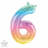 North Star Balloon - Ballon Mylar 16" - 6 Pastel - Party Shop