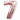 Anagram - Ballon Mylar 16" - 7 Rose Gold - Party Shop