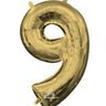 Anagram - Ballon Mylar 16" - #9 Or Blanc - Party Shop