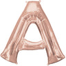 Anagram - Ballon Mylar 16" - A Rose Gold - Party Shop