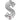 Anagram - Ballon Mylar 16" - $ Argent - Party Shop