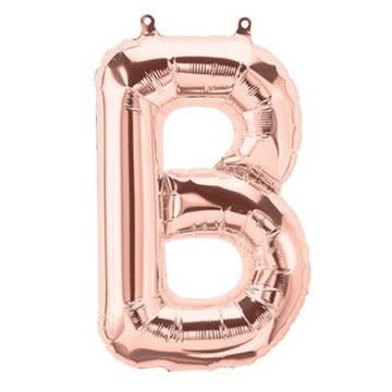 Ballon Mylar 16" - B Rose Gold Party Shop