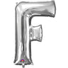 Anagram - Ballon Mylar 16" - F Argent - Party Shop