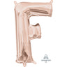 Anagram - Ballon Mylar 16" - F - Rose Gold - Party Shop