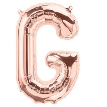 Ballon Mylar 16" - G Rose Gold Party Shop