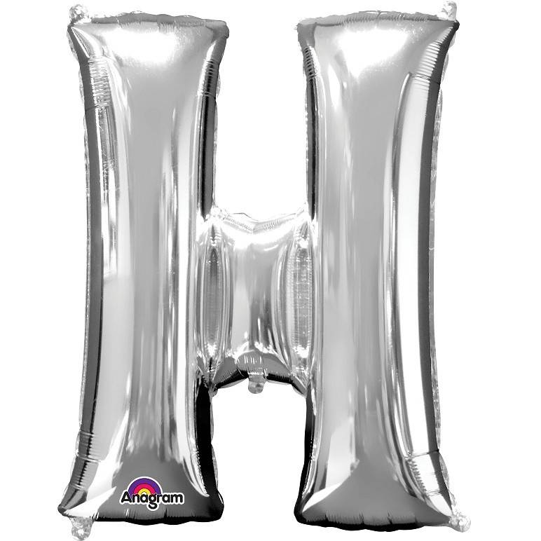 Ballon Mylar 16" - H Argent Party Shop