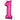 Anagram - Ballon Mylar 16" - Nombre 1 Magenta - Party Shop