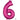 Anagram - Ballon Mylar 16" - Nombre 6 Magenta - Party Shop