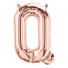 North Star Balloon - Ballon Mylar 16" - Q Rose Gold - Party Shop