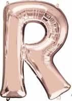 Ballon Mylar 16" - R Rose Gold Party Shop