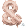 Anagram - Ballon Mylar 16" - & Rosegold - Party Shop