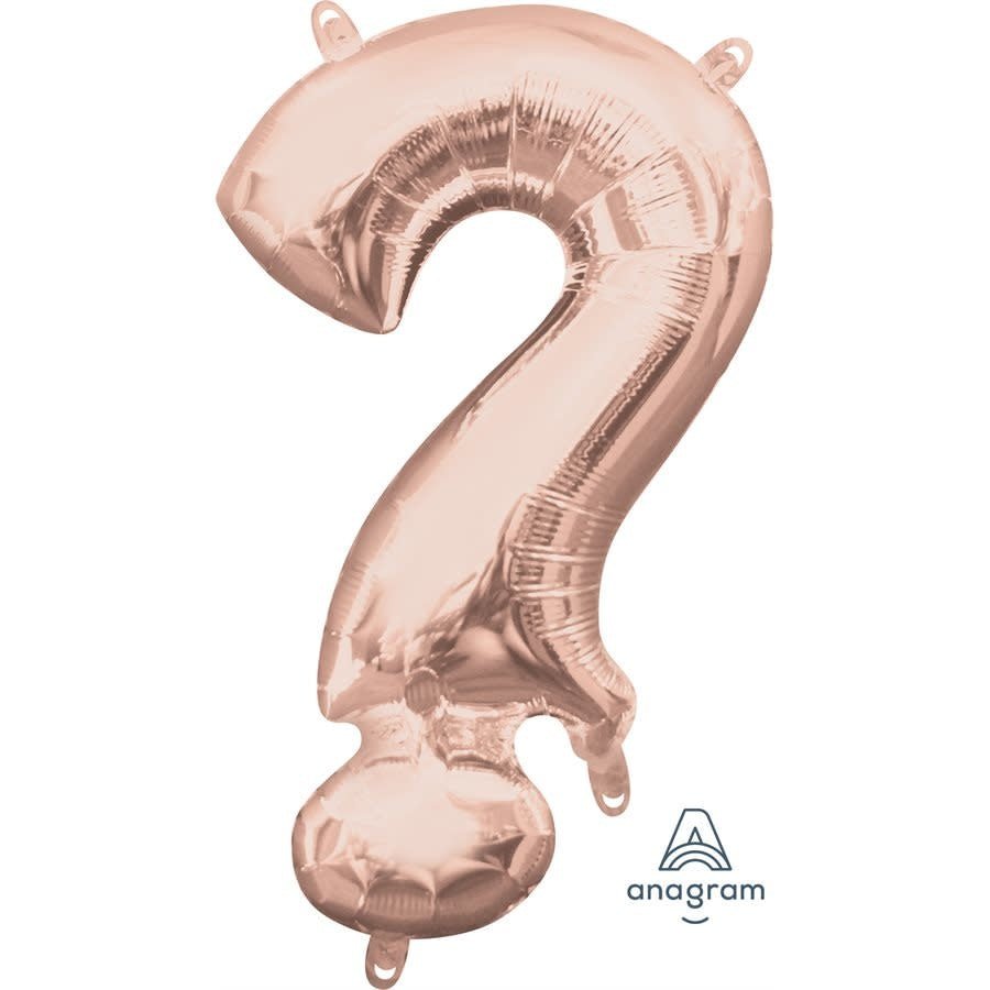 Ballon Mylar 16" - ? Rosegold Party Shop