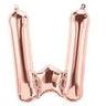 North Star Balloon - Ballon Mylar 16" - W Rose Gold - Party Shop