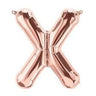 North Star Balloon - Ballon Mylar 16" - X Rose Gold - Party Shop